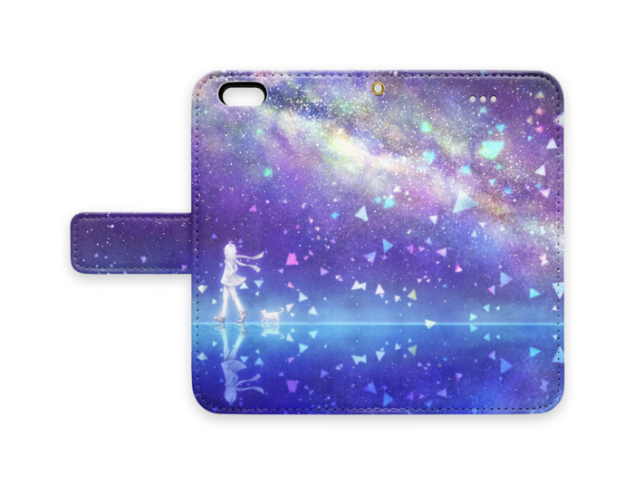 手帳型iPhoneケース - iPhone6 - ストラップ穴 あり