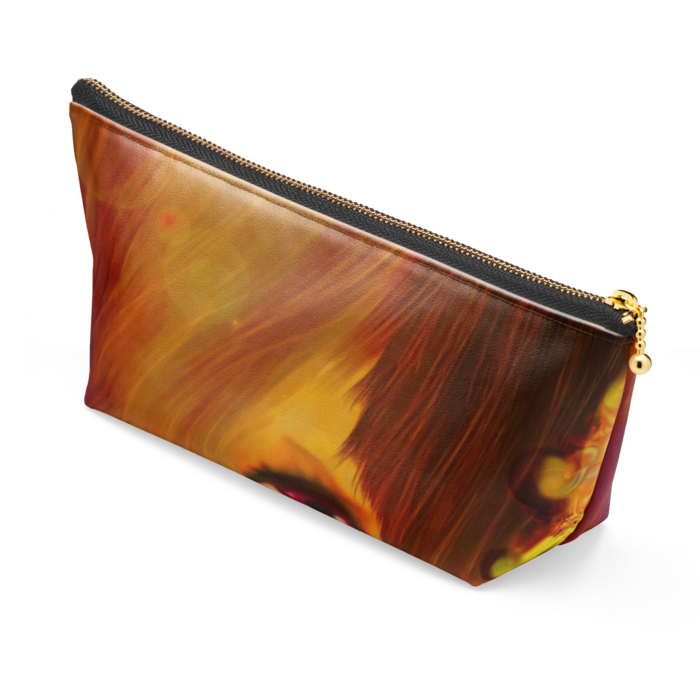 ポーチ - 長さ21.5cm / 高さ10cm - ブラック