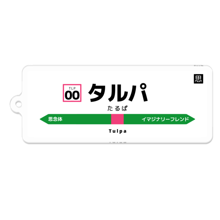 タルパアクキーA(駅名標)