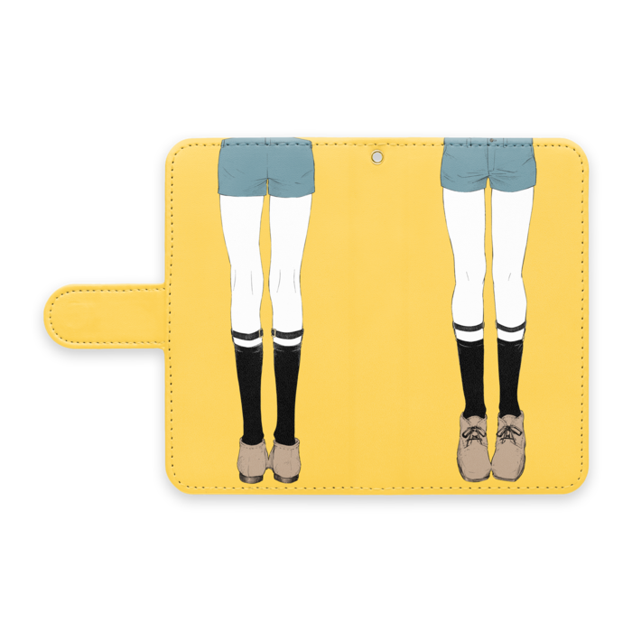 手帳型Androidケース - S - ストラップ穴 あり