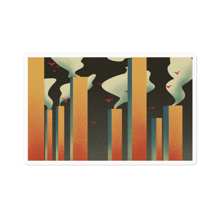 ステッカー - 100 x 100 (mm)