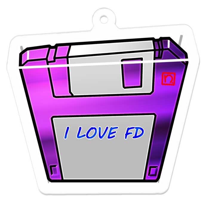 アクリルキーホルダー - 50 x 50 (mm)