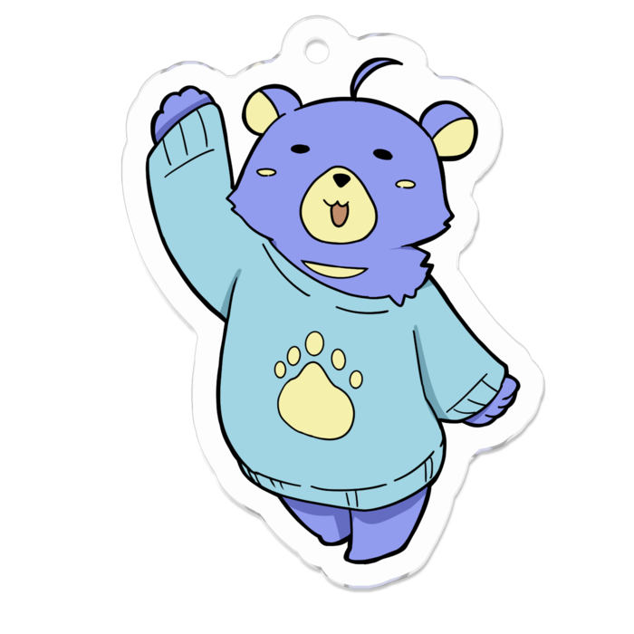 アクリルキーホルダー - 50 x 50 (mm)