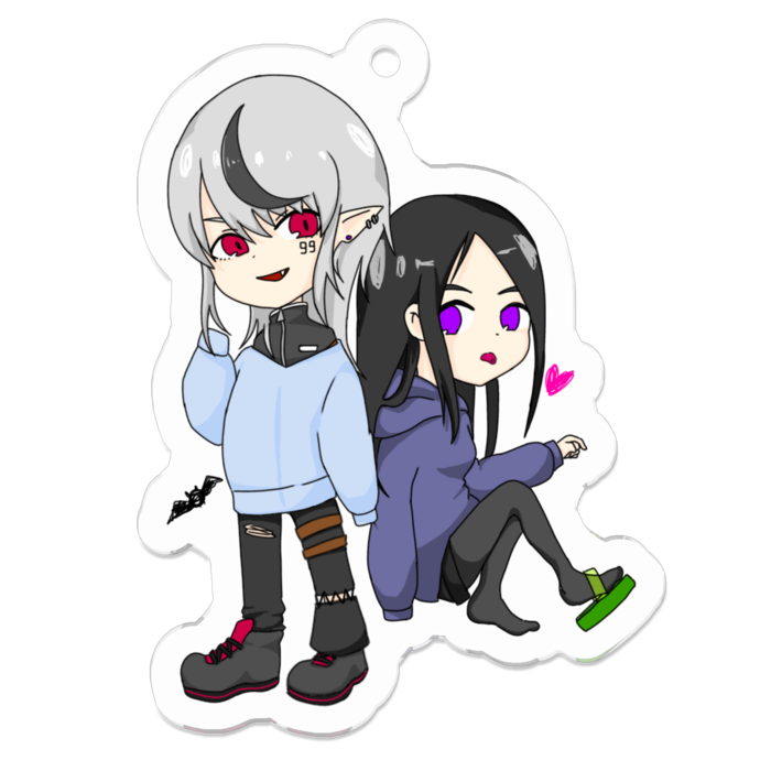 アクリルキーホルダー - 50 x 50 (mm)