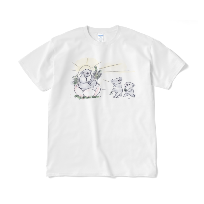 Tシャツ(短納期) - XL - 私こそが光だ 白+水彩色