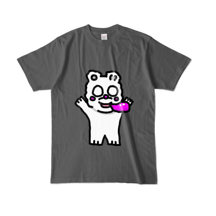 カラーTシャツ - L - チャコール (濃色)