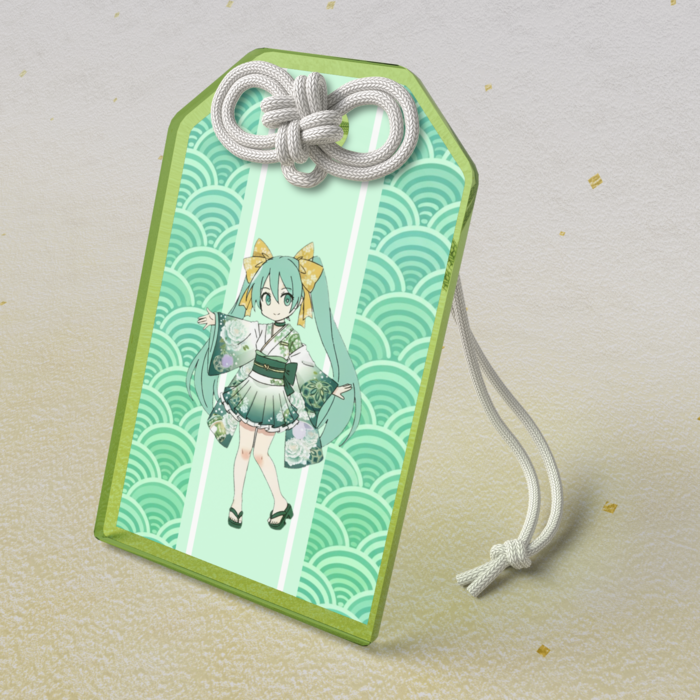 アクリルお守り - 50 × 80mm