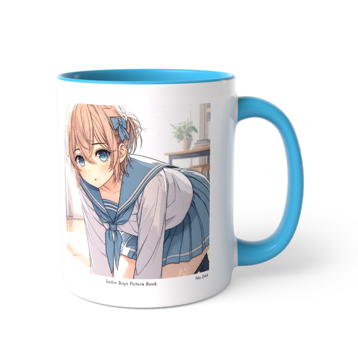 ツートンカラーマグカップ - 直径 8.2cm / 高さ 9.5cm