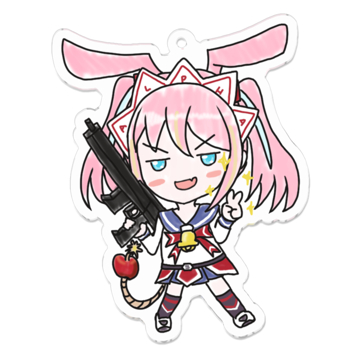 アクリルキーホルダー - 70 x 70 (mm)