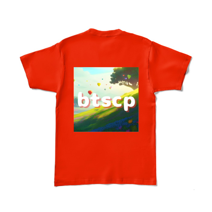 カラーTシャツ - L - レッド (濃色)