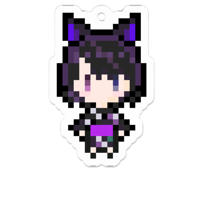 ねこめん - 50 x 50 (mm)
