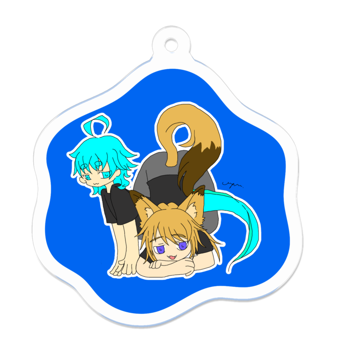 アクリルキーホルダー - 50 x 50 (mm)(5)
