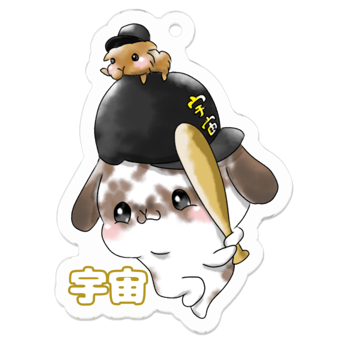 アクリルキーホルダー - 50 x 50 (mm)