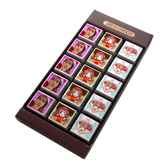 DECOチョコ - 列ごとにデザイン