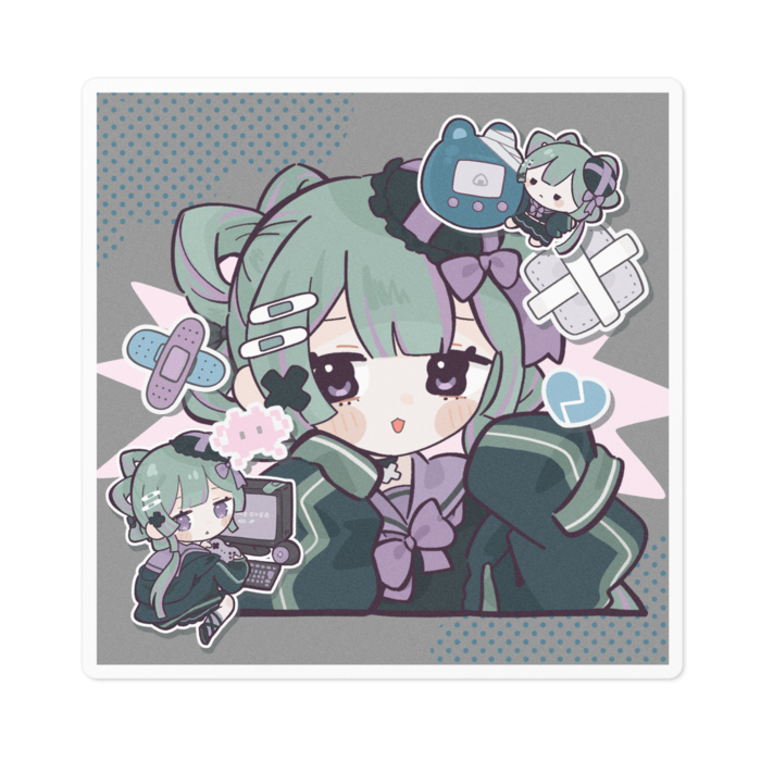 ステッカー - 100 x 100 (mm)