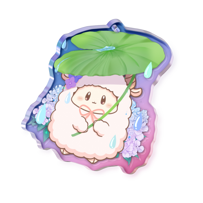 6月けだま - 50 × 50mm