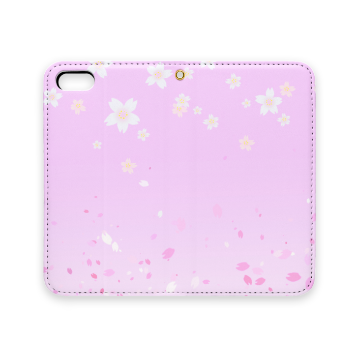 手帳型iPhoneケース（ベルトなし） - iPhone 5 / 5s / SE(第1世代) - ストラップ穴 あり