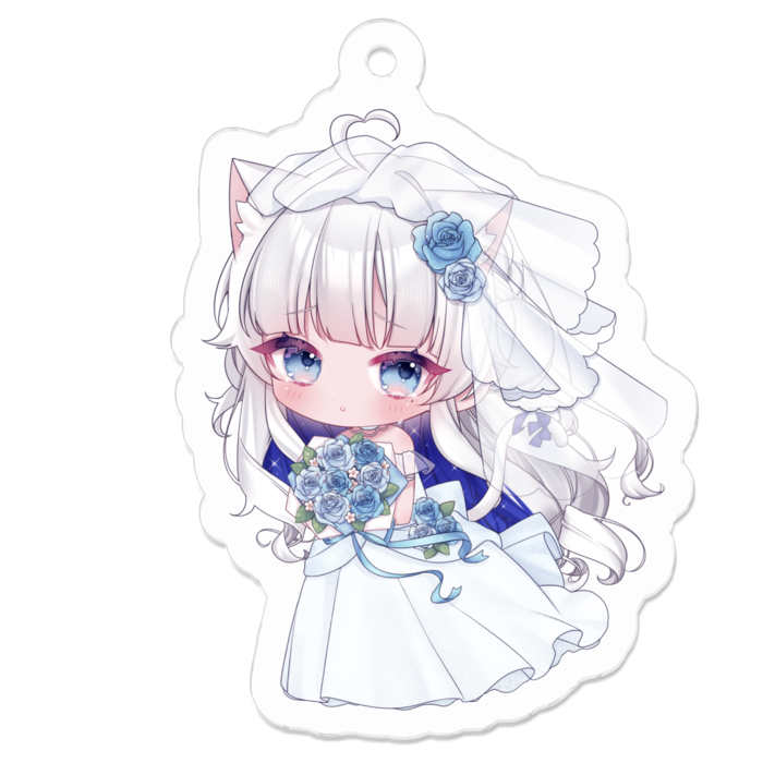 アクリルキーホルダー - 50 x 50 (mm)