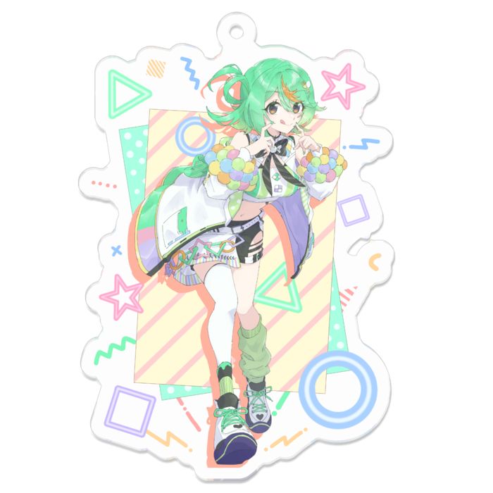 アクリルキーホルダー - 70 x 70 (mm)