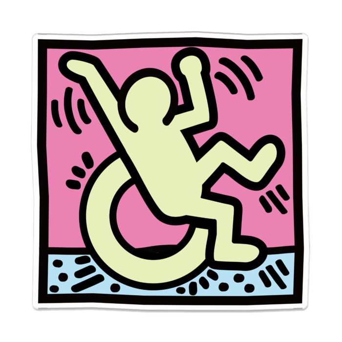 アクリルバッジ - 100 x 100 (mm)