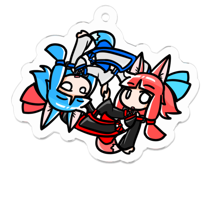 アクリルキーホルダー - 50 x 50 (mm)