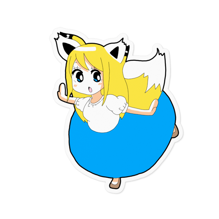 ステッカー - 100 x 100 (mm)