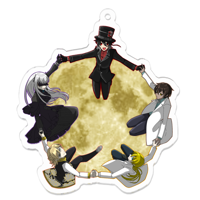 アクリルキーホルダー - 70 x 70 (mm)