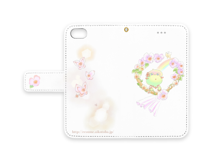 手帳型iPhoneケース - iPhone 8 / 7 / SE2 - ストラップ穴 あり