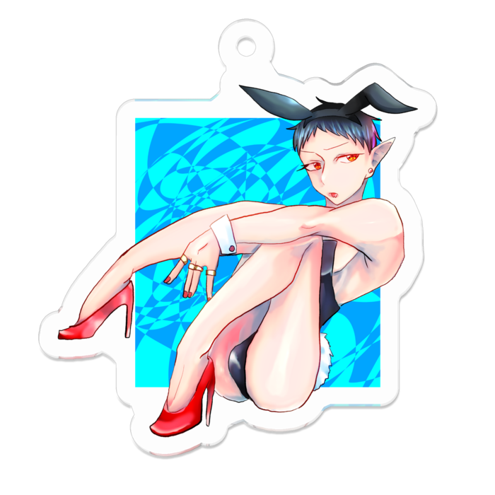 アクリルキーホルダー - 50 x 50 (mm)