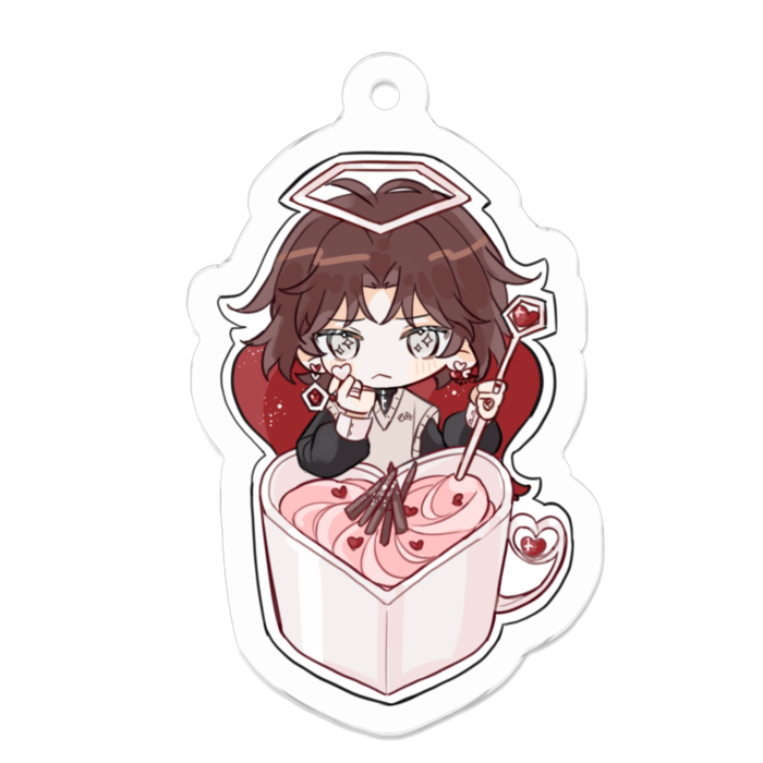 アクリルキーホルダー - 50 x 50 (mm)