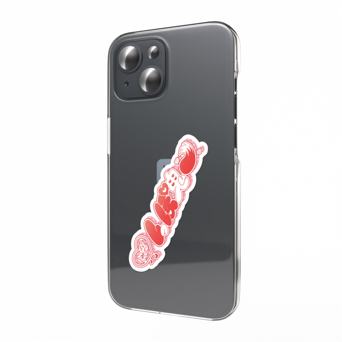 しっぽ鬼スマホステッカー