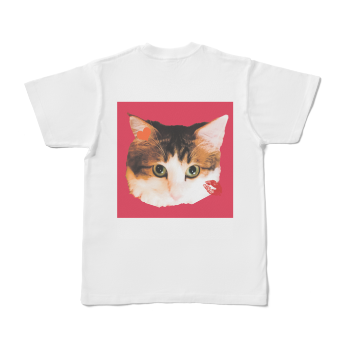 Tシャツ - S - 背面-ピンク