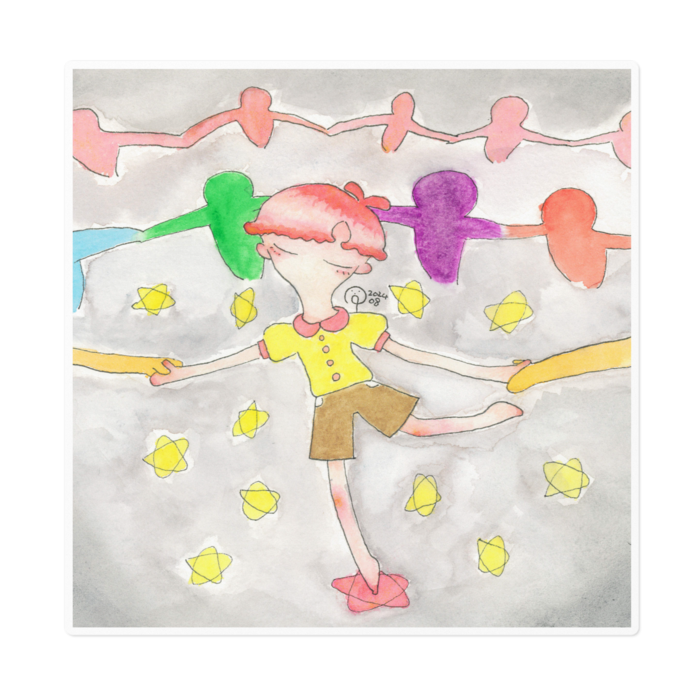ステッカー - 160 x 160 (mm)