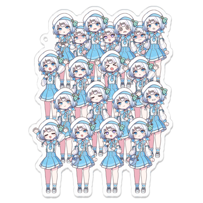 アクリルキーホルダー - 100 x 100 (mm)