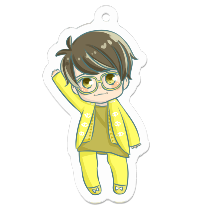 アクリルキーホルダー - 50 x 50 (mm)