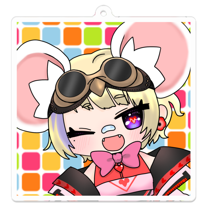 アクリルキーホルダー - 70 x 70 (mm)