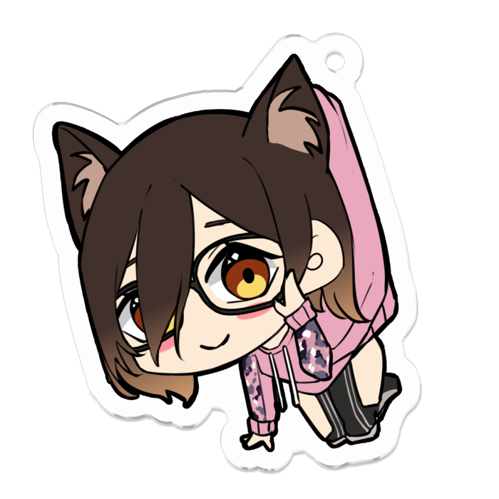 アクリルキーホルダー - 50 x 50 (mm)