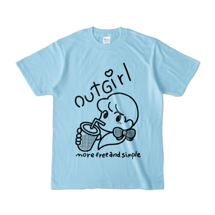 カラーTシャツ - S - ライトブルー (淡色)