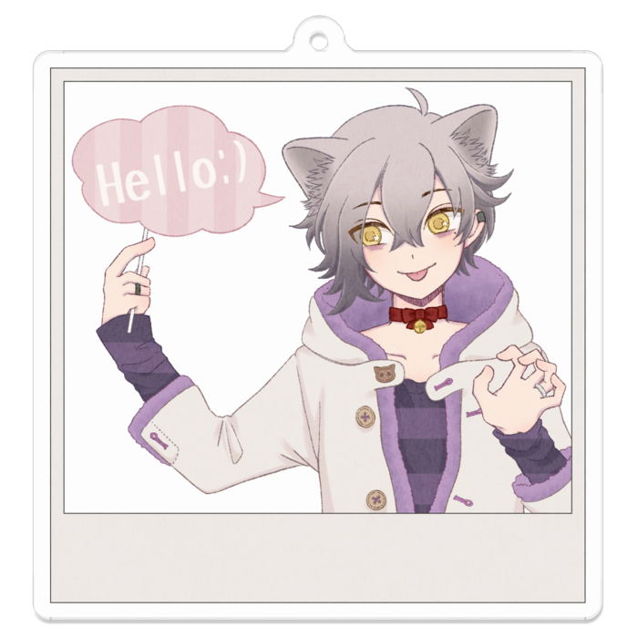 アクリルキーホルダー - 70 x 70 (mm)