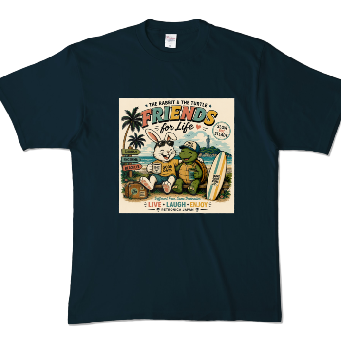 カラーTシャツ - XL - ネイビー (濃色)