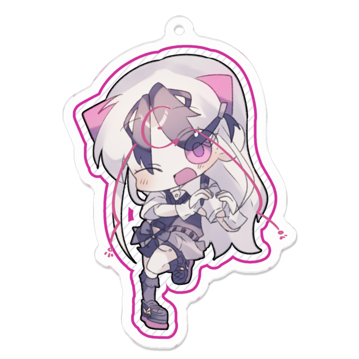アクリルキーホルダー - 70 x 70 (mm)