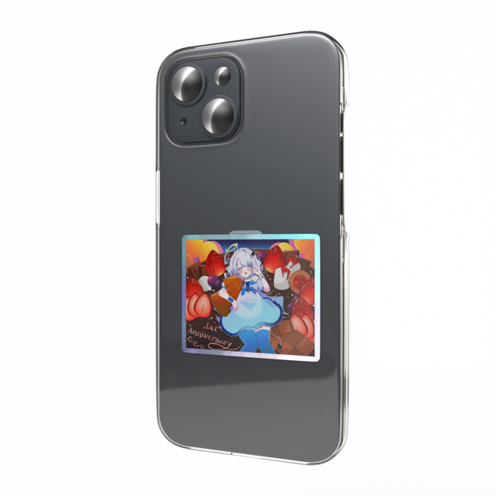 オーロラスマホステッカー - 縦