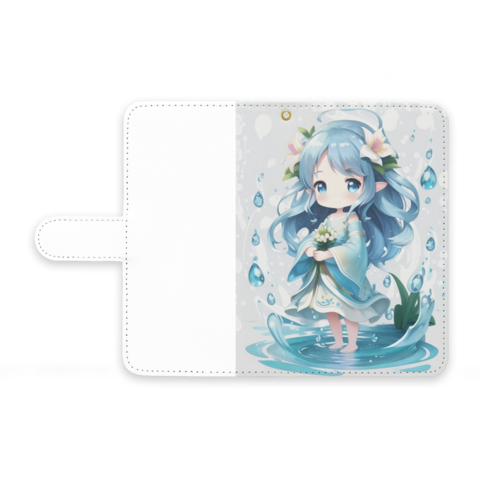 手帳型Androidケース - M - ストラップ穴 あり