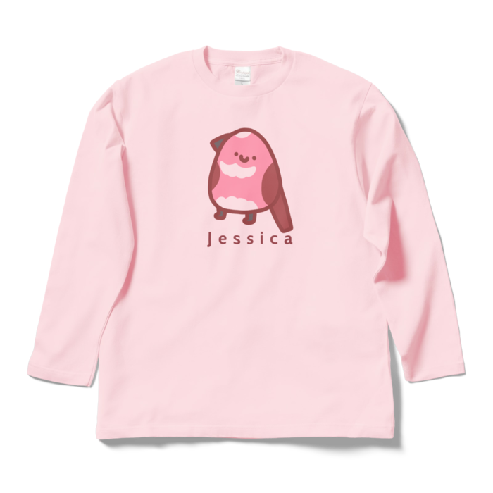 ロングスリーブTシャツ - L - ライトピンク