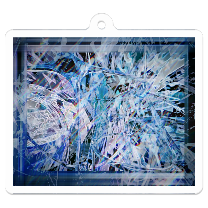 アクリルキーホルダー - 50 x 50 (mm)