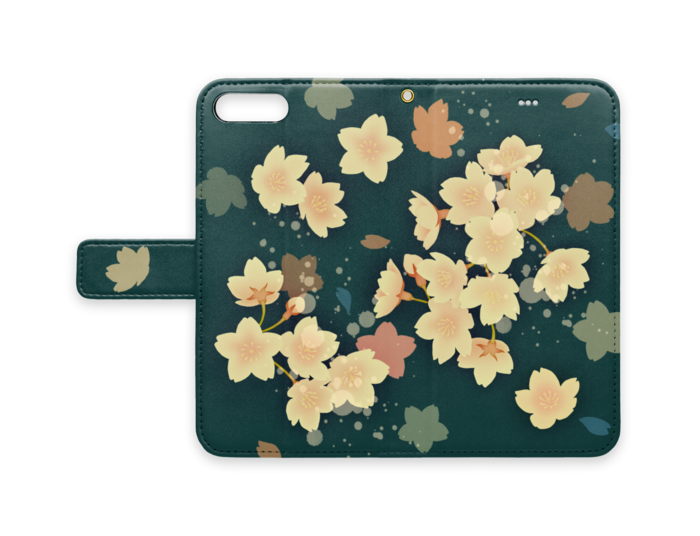 手帳型iPhoneケース - iPhone7 Plus - ストラップ穴 あり