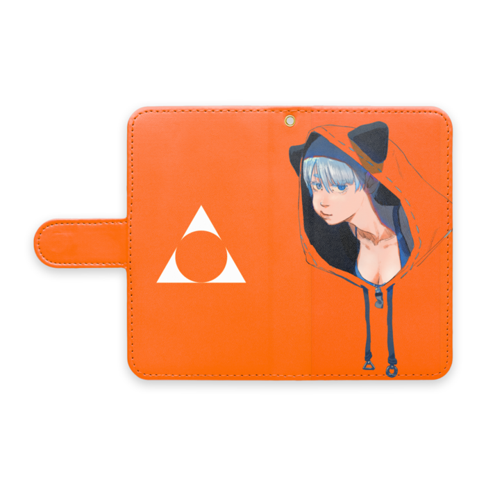 手帳型Androidケース - S - ストラップ穴 あり