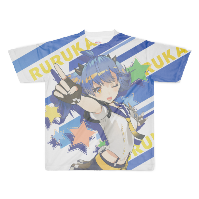 ルルカ フルグラフィックTシャツ【XLサイズ】