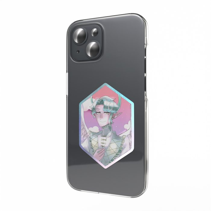 オーロラスマホステッカー - W55 × H91mm 以内