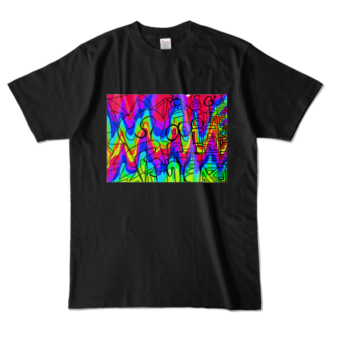 カラーTシャツ - L - ブラック (濃色)